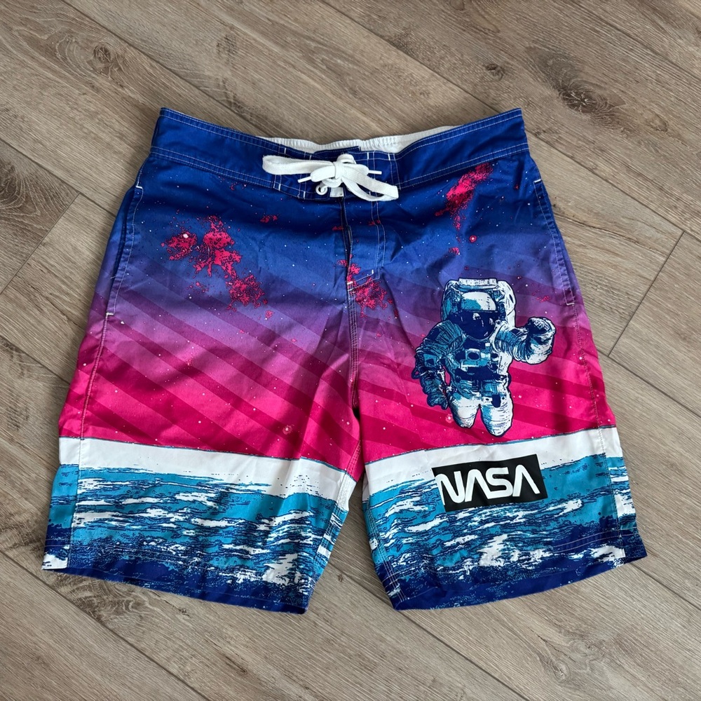 Men's Swim Board Shorts - worn